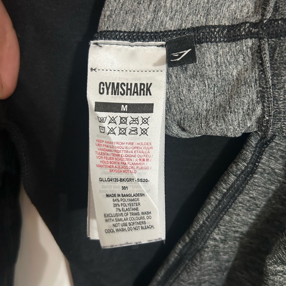 Gymshark Ombre Black and Gray Leggings - Picture 5 of 5